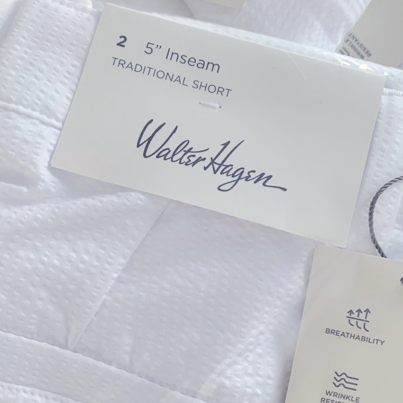 Walter Hagen Women's Clubhouse Traditional 5” Seersucker Golf Shorts Size 2 NWT - Picture 6 of 7